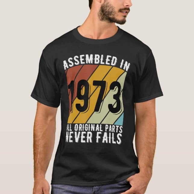 Camiseta Ventiladores De Carro De 50 Anos De Idade Nascer E (Frente)