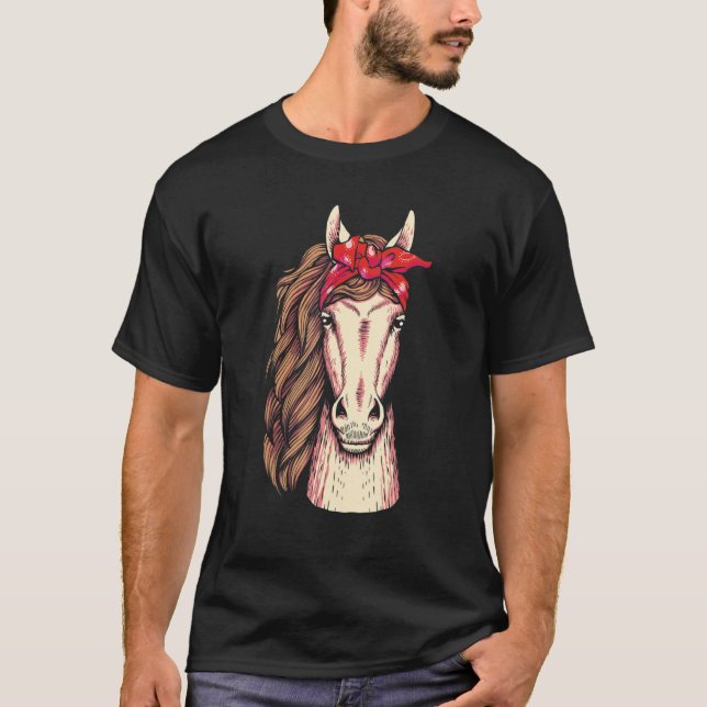 Camiseta Ventiladores de criação de cavalos: Animais de est (Frente)