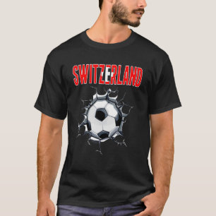 Camiseta Ventiladores De Futebol suiça - Futebol Suíço Em C