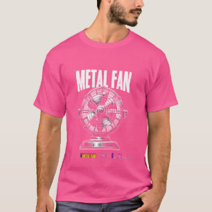 Camiseta Ventiladores de metal pesados engraçados fundeados