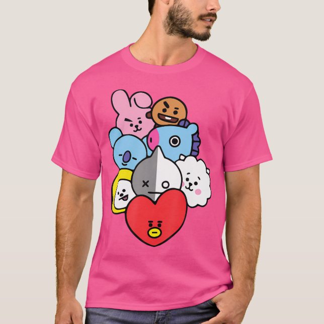 Camiseta Ventiladores de música Pop coreanos (Frente)