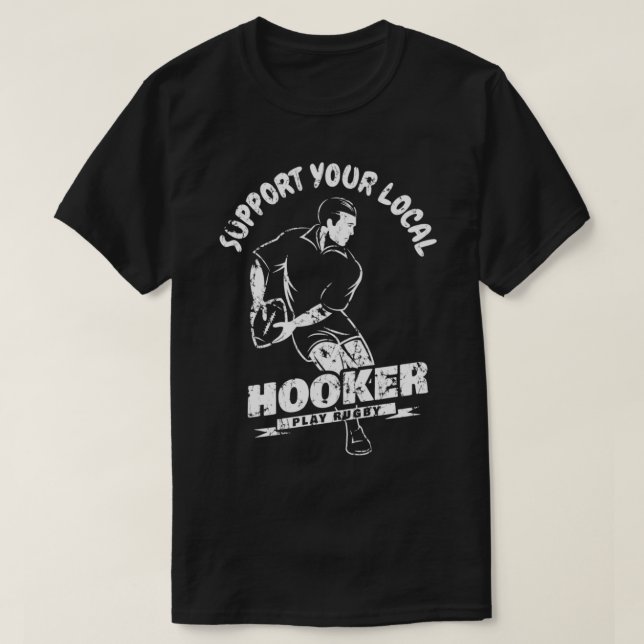 Camiseta Ventiladores de Rugby Design (Frente do Design)