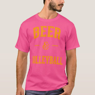 Camiseta Ventiladores de voleibol de cerveja muito engraçad