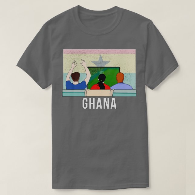 Camiseta Ventiladores do Gana (Frente do Design)