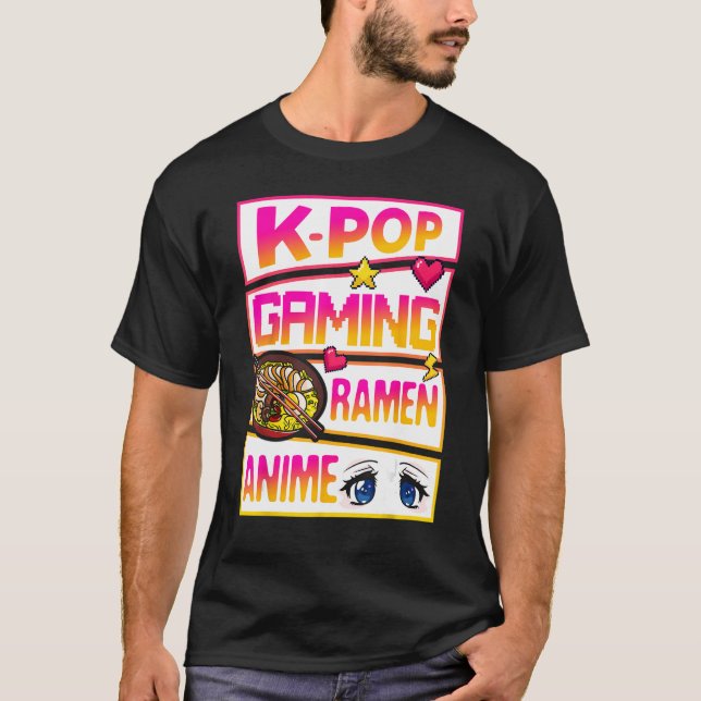 Camiseta Ventiladores para jogos do K-Pop (Frente)