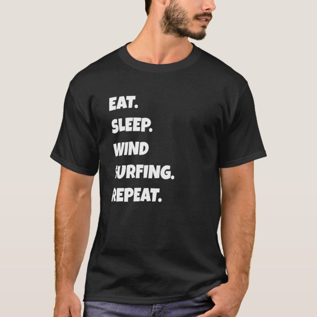 Camiseta Vento Navegando Png Comer Desportivo Do Sono Repet (Frente)
