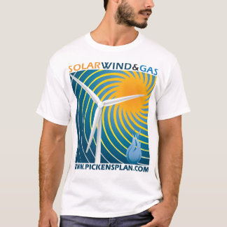 Camiseta Vento solar & gás - Tshirt dos homens
