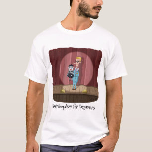 Camiseta Ventriloquismo engraçado para o Cartão ou presente