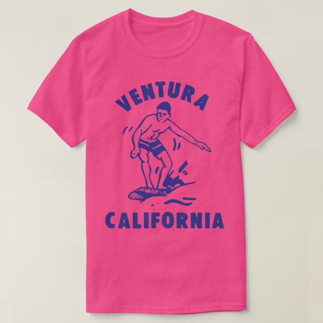 Camiseta Ventura California Surfing (Frente do Design)
