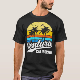 Camiseta Ventura California Vintage Sunset Palm Trees 70s R