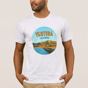 Camiseta Ventura Pier Beach California Vintage