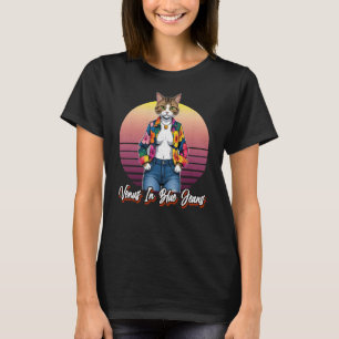 CAMISETA VENUS EM JEANS AZUIS