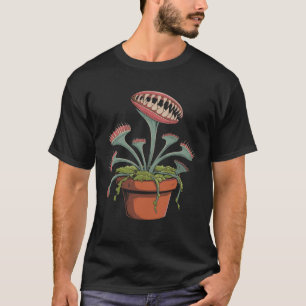 Camiseta Venus Fly Trap Plantas Monstrosas Carnívoras Arte