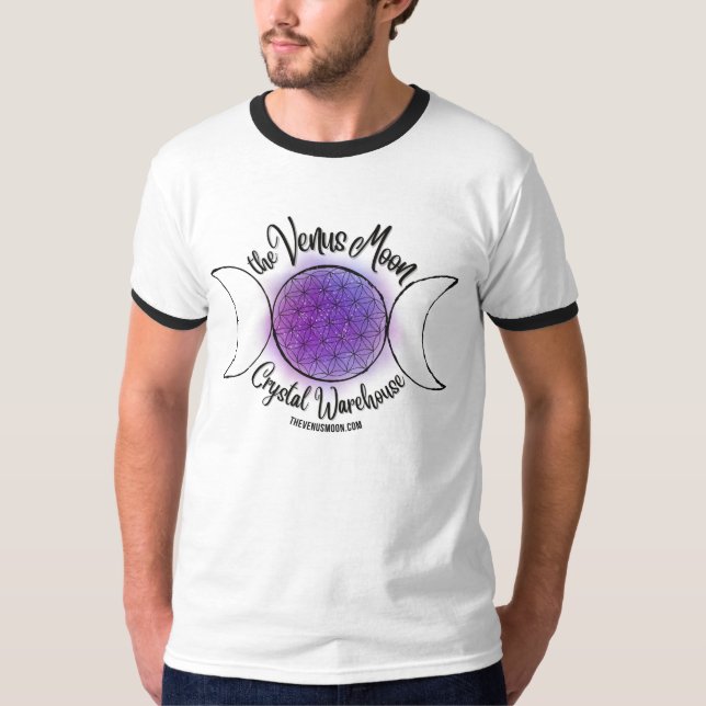 Camiseta Venus Moon Ringer Tee (Frente)