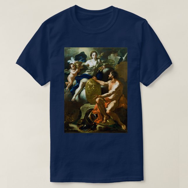 Camiseta Vênus na Forja de Vulcano 1704 (Frente do Design)