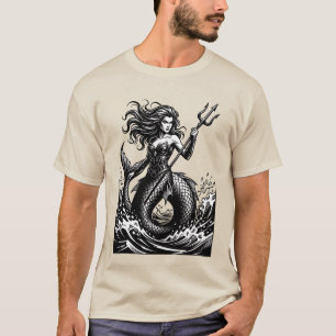 Camiseta Vepar Sereia dos Mares Infernais Ilustração
