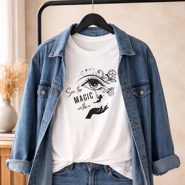Camiseta Ver a Magia Interior (Criador carregado)