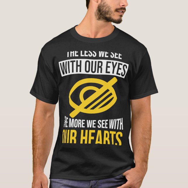 Camiseta Ver com Cego Cardíaco (Frente)