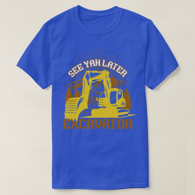 Camiseta Ver Escavadores De Escavadores Posteriores (Frente do Design)