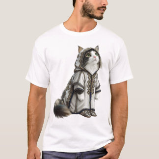 Camiseta Ver Gato em Selham Autêntico Embroiderado