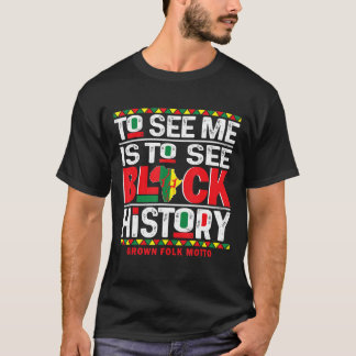 Camiseta Ver-me é ver a história negra