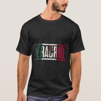 Camiseta Veracruz Con La Bandera De Mã©Xico