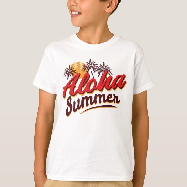Camiseta Verão Aloha (Frente)