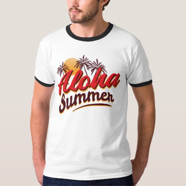 Camiseta Verão Aloha (Frente)