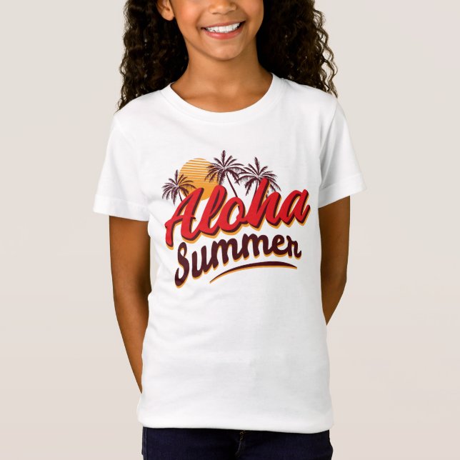 Camiseta Verão Aloha (Frente)