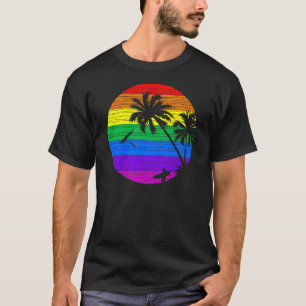 Camiseta Verão arco-íris
