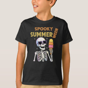 Camiseta Verão Assustador Summerween, Dia das Bruxas