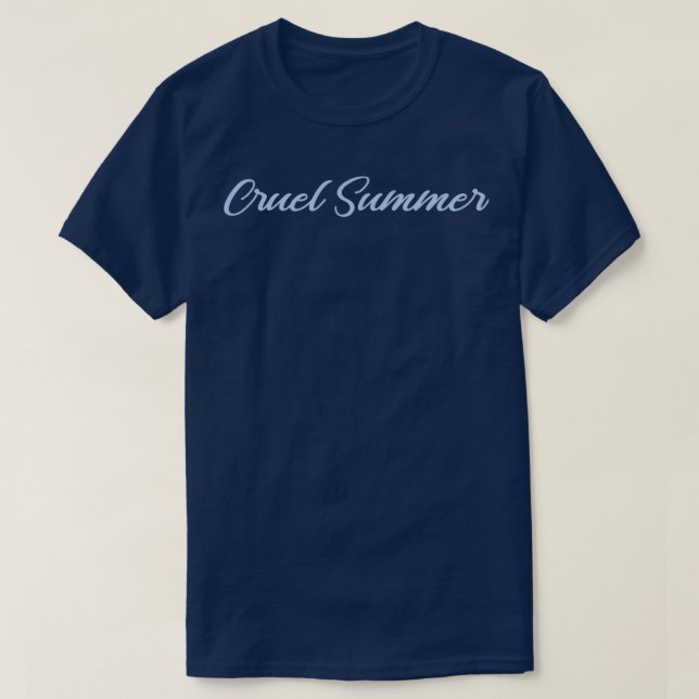Camiseta verão azul cruel (Frente do Design)