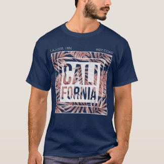 Camiseta Verão Californiano para Sempre - Folhas Tropicais