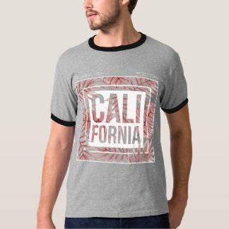 Camiseta Verão Californiano para Sempre - Folhas Tropicais