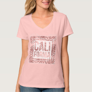 Camiseta Verão Californiano para Sempre - Folhas Tropicais