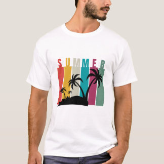 Camiseta Verão Colorido