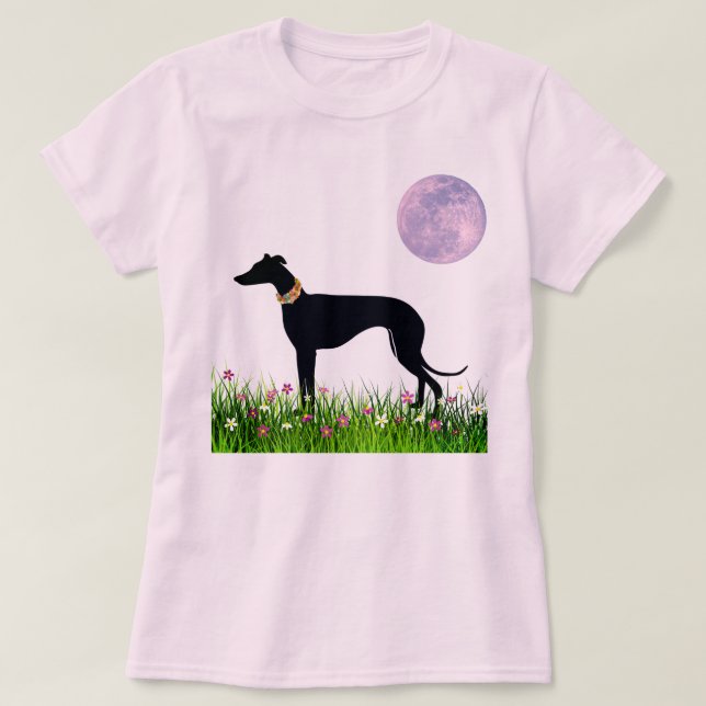 Camiseta Verão de Galgo (Frente do Design)
