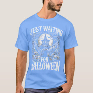 Camiseta Verão de Halloween Summerween Apenas Esperando Por