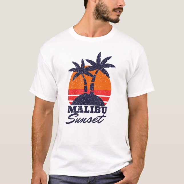 Camiseta Verão de Malibu (Frente)