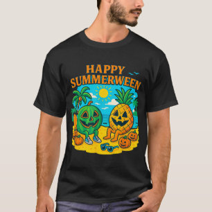 Camiseta Verão de melancia do Summerween Vibrações de praia