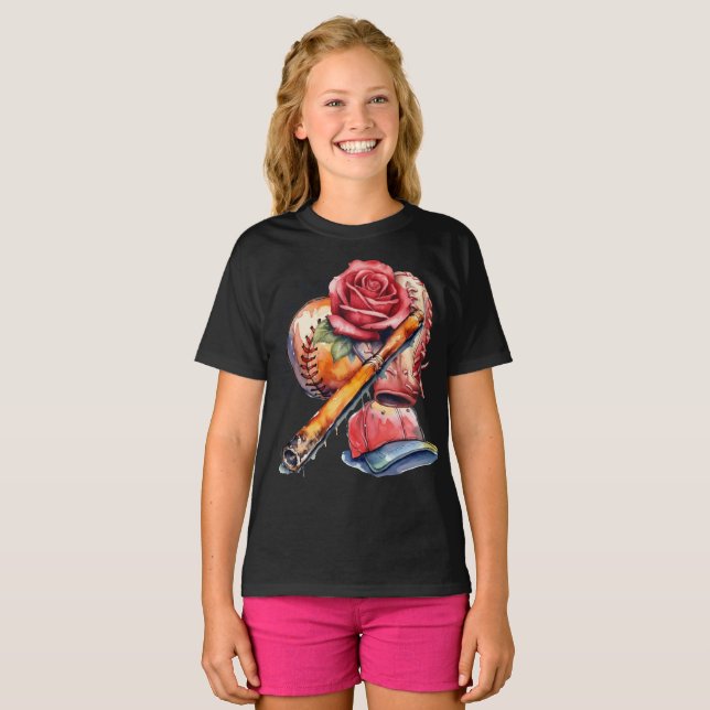 Camiseta Verão de Softball (Frente Completa)