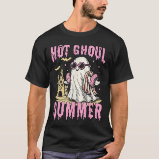 Camiseta Verão de Summerween Gatinho Quente de Verão Engraç