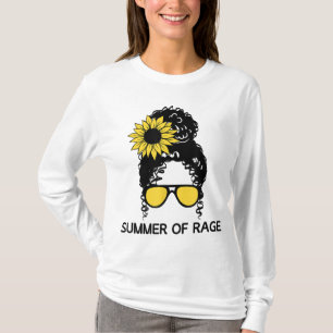 Camiseta Verão do Feminismo em Fúria Pró Escolha Mensagem S