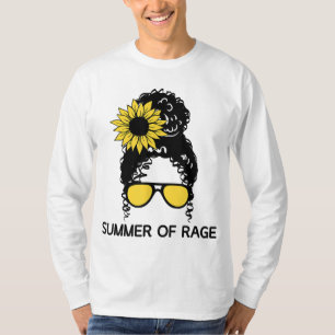 Camiseta Verão do Feminismo em Fúria Pró Escolha Mensagem S