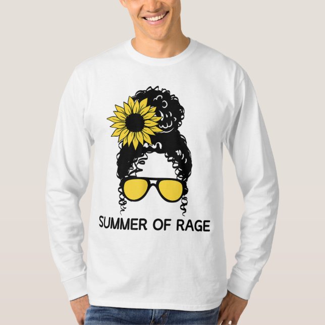 Camiseta Verão do Feminismo em Fúria Pró Escolha Mensagem S (Frente)