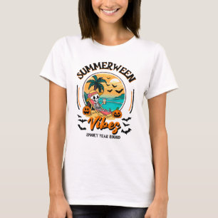 Camiseta Verão do Halloween, divertido verão de Halloween