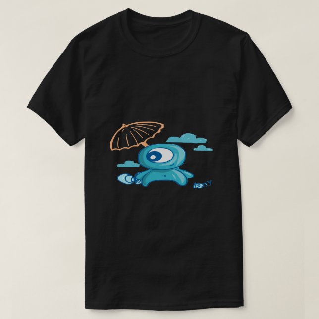 Camiseta verão e o amor do mar (Frente do Design)