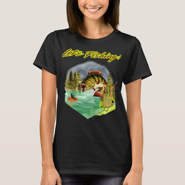 Camiseta Verão é tempo de pesca :) (Frente)