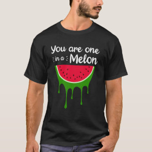 Camiseta Verão Incrível Gatos Frutas Uma em um Melão Água