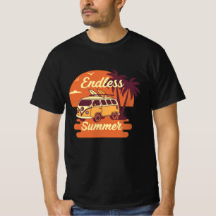 Camiseta Verão Infinito - Gráfico T-S inspirado no Surf Vin